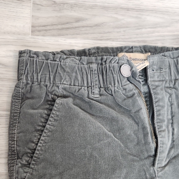 Democracy Women's Army Green Corduroy Pants - Picture 2 of 4